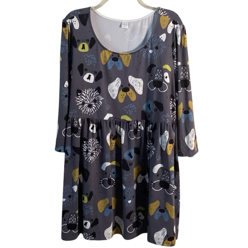 Nanu Empire Baby Doll Dog Puppy Mini Dress 2X